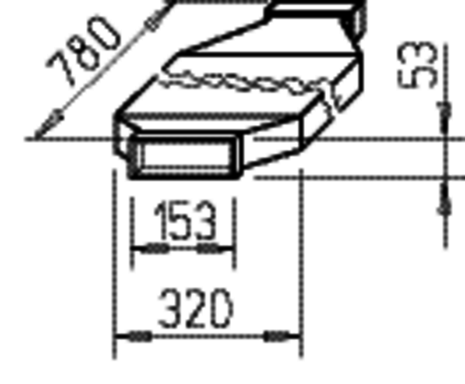 Helios FK-SD 150 Flachkanal Schalldämpfer 780x320x50, Stahl verz.
