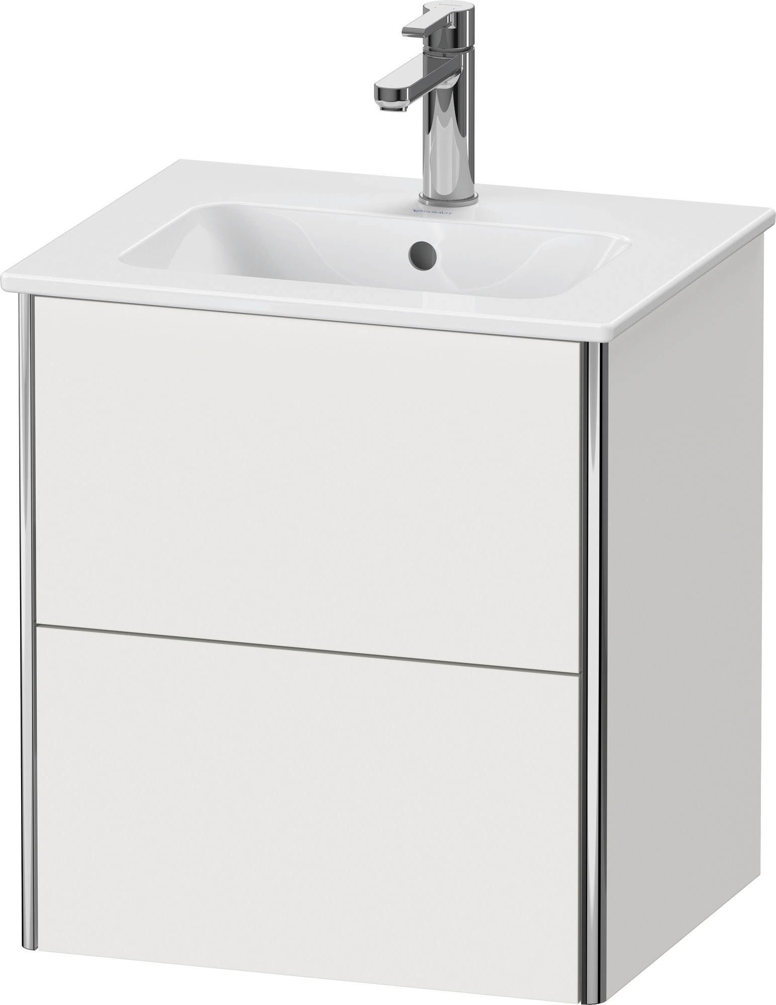 Duravit WTU XSquare wandhängend, 2 Schubk. 560x510x418mm, Nordic Weiß Sdm.