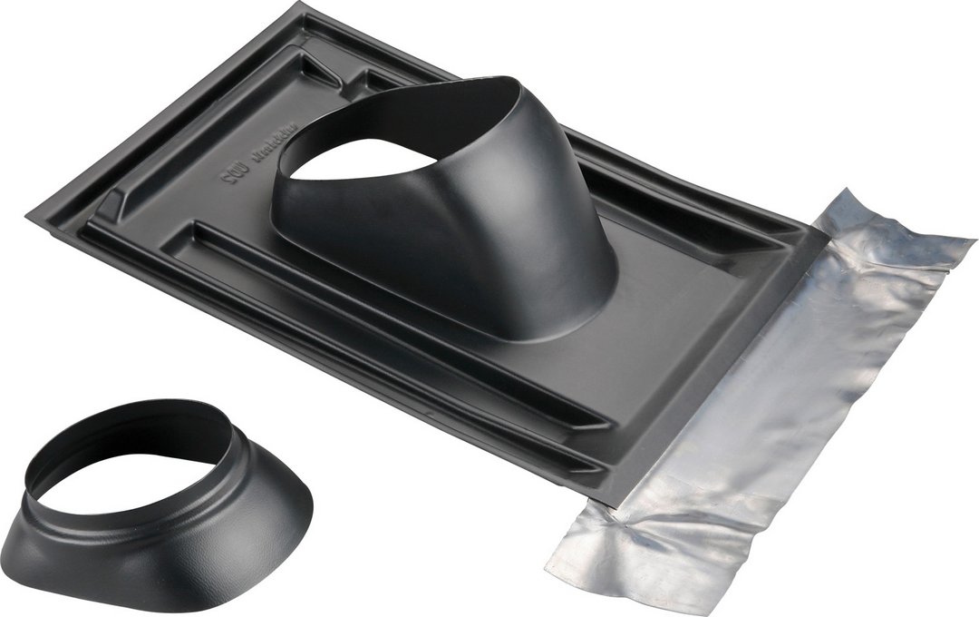 BOSCH Abgaszubehör AZB 1320 Schrägdachpfanne d:160mm, schwarz