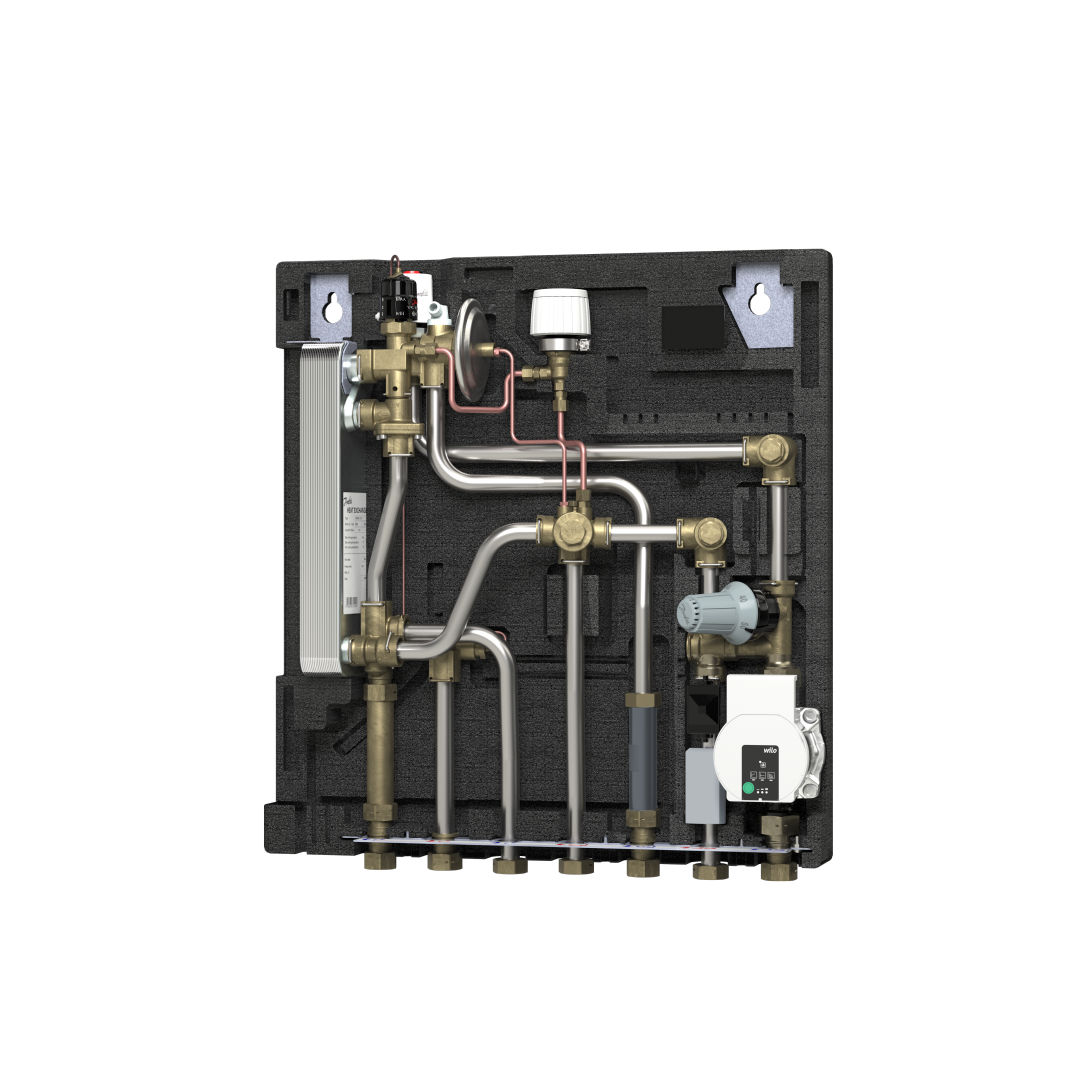Kermi x-net Wohnungsstation S 37 gem. HK FBH-Heizkreis gemischt + HK ungemischt Kermi x-net Wohnungsstation S 37 gem. HK FBH-Heizkreis gemischt + HK ungemischt