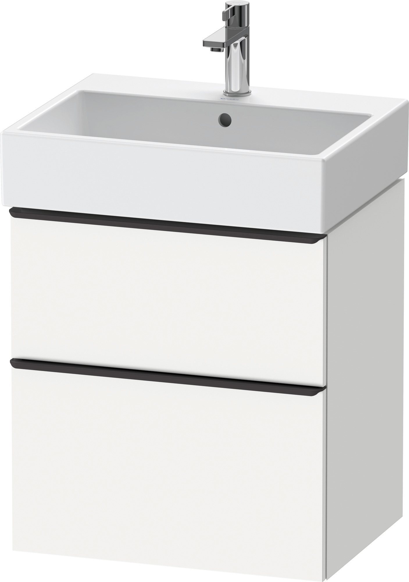 Duravit D-Neo WTU,Ausz:1,Schubk:1,GR:Dia.Schw 584x442x625mm,Wandh,Weiß Matt,Dekor