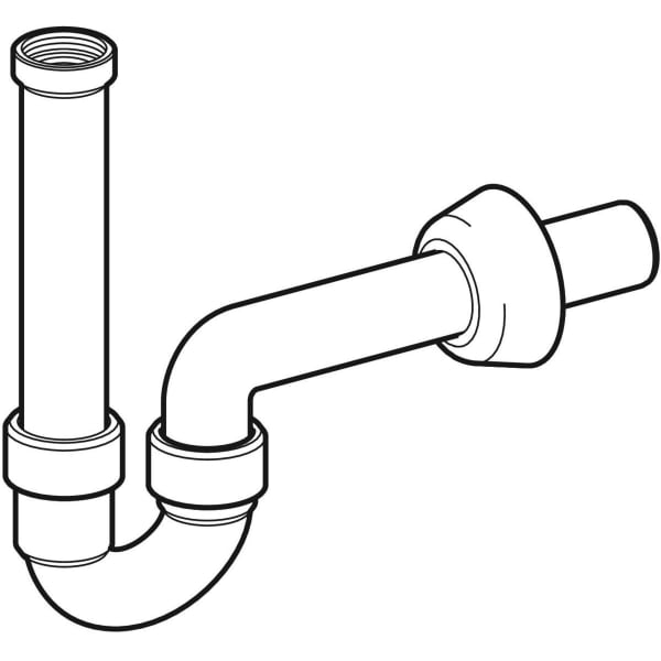 Geberit Rohrbogengeruchsverschluss für WT Abgang horizontal 5/4''x40