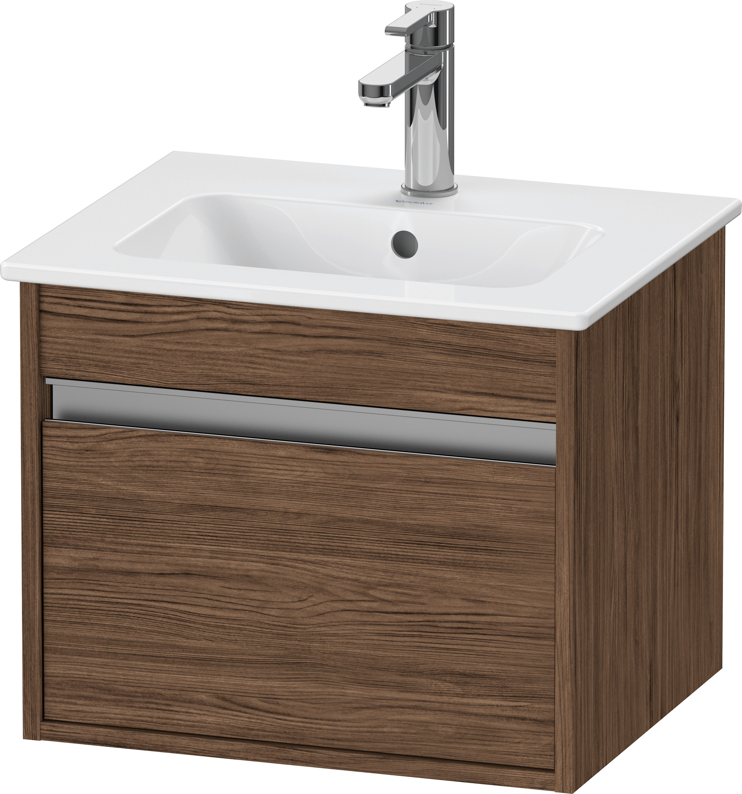 Duravit WTU Ketho 410x500x412mm, 1 Auszug Nussbaum Dunkel