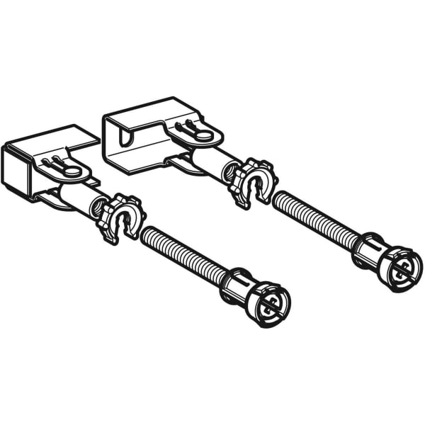 Geberit Duofix Set Wandanker für Einzelmontage, Ecklösung