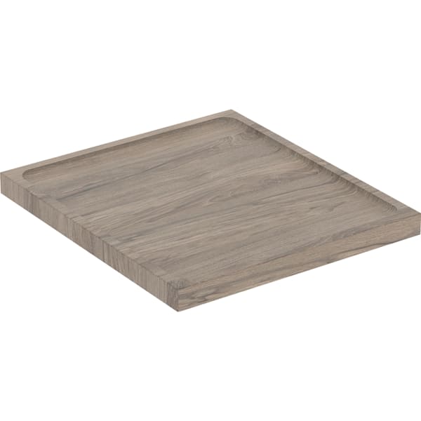 Geberit Abdeckplatte für Renova Plan Seitenschrank Bj 2021, nussbaum hickory