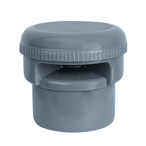 airfit Rohrbelüfter DN 110 für Abflussrohr, aus PP, grau