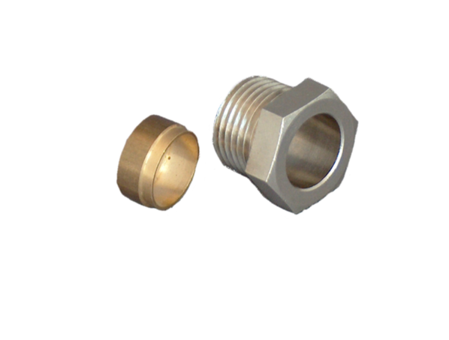 OVENTROP-Klemmringverschraubung Ofix CEP für IG,f. Kupferrohr,1/2x15mm,vernickelt