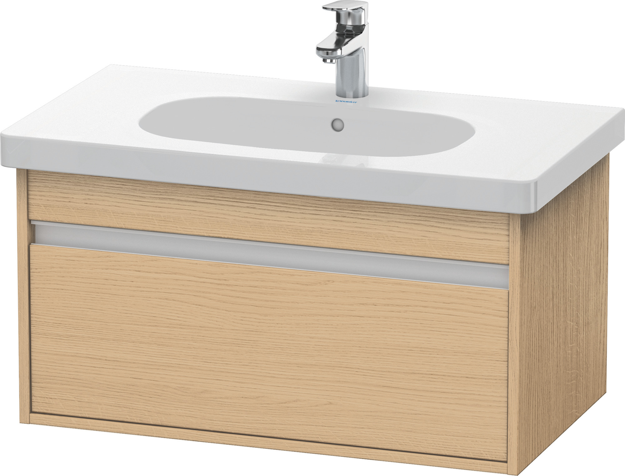 Duravit WTU wandhängend Ketho 455x800x410mm 1 Auszug, für 034285, Eiche Natur