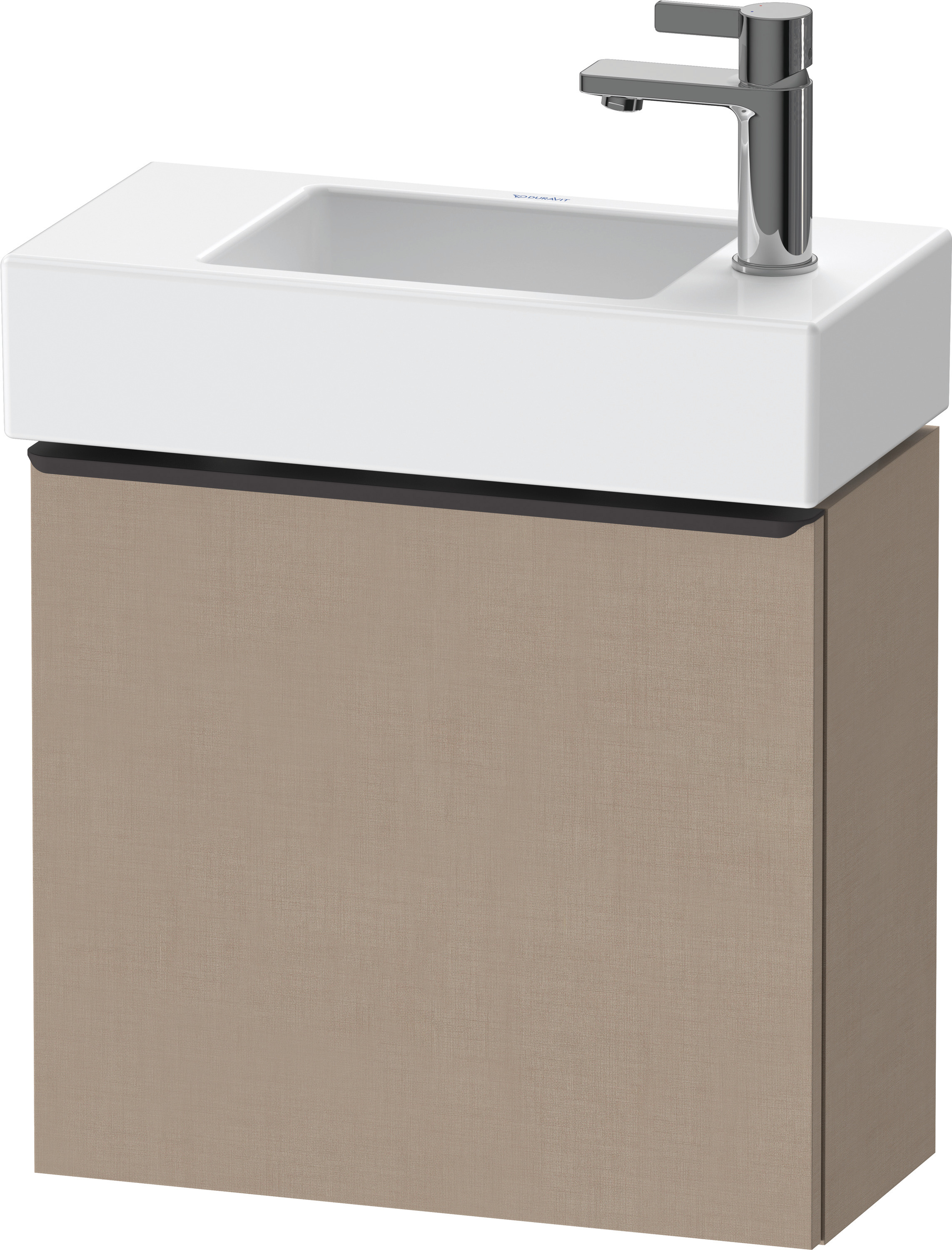 Duravit D-Neo WTU,Wdh,Tür:1,TA:LI,Gr:Dia.Schw 484x222x440mm,Leinen Matt,Dekor