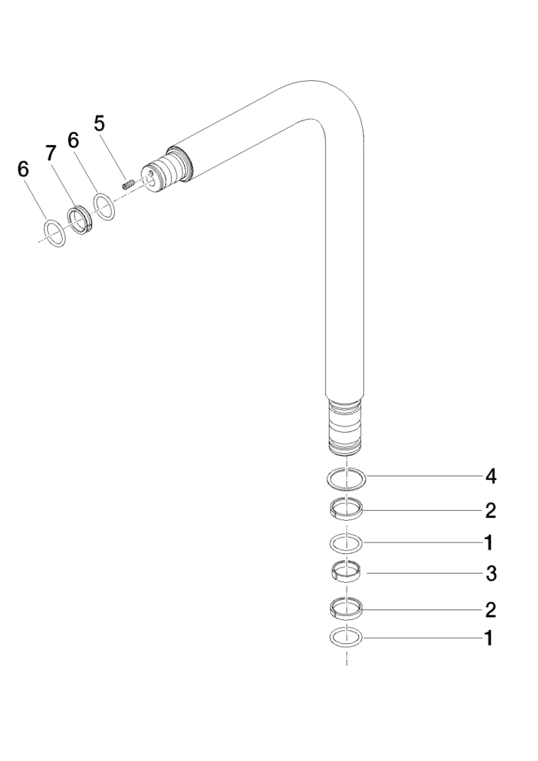 DO Auslauf ERSATZTEILE 90282218800 228 x 377 x 30 mm Platin gebürstet