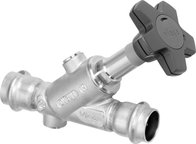 Viega KRV-Ventil mit SC Easytop Inox 2338.5 in 15mm Stahl nichtrostend