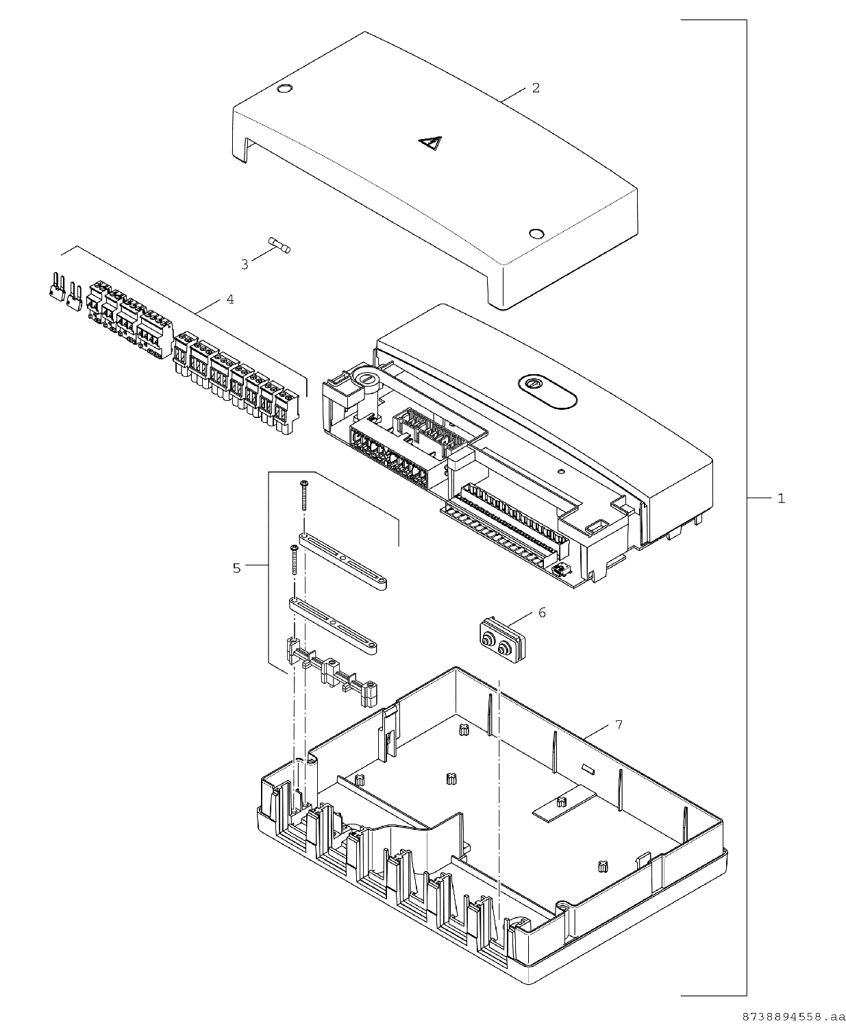 BOSCH Wohnungslüftungsgerät V5001 C 260E mit Enthalpiewärmetauscher, 260m3/h