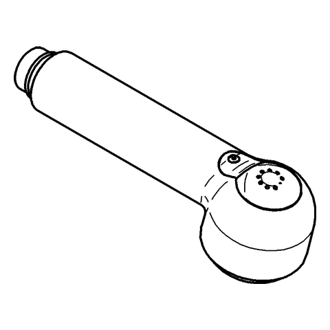 GROHE Doppelstrahl-Brause 440552 für Eichelberg Al Dente SPT-Batt. ND chrom