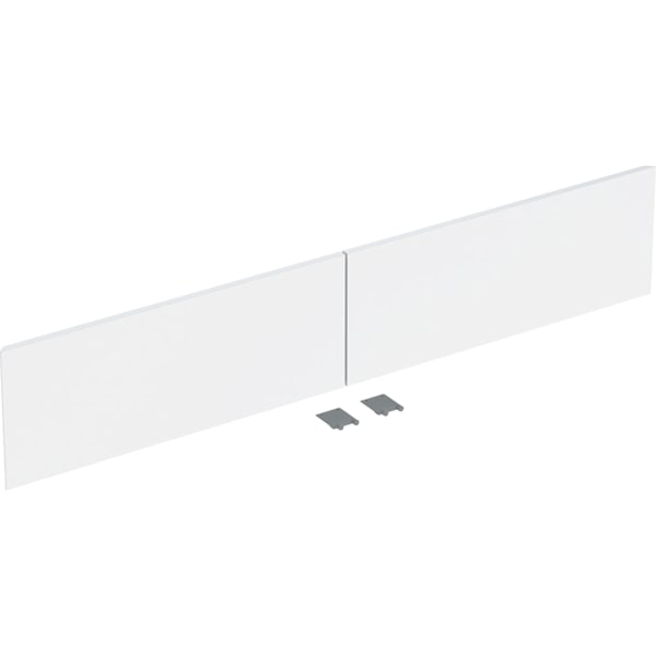 Geberit Set Schubl.-Frt für ONE US, 2 Schubl. für WT B:135cm, weiß hochglänzend