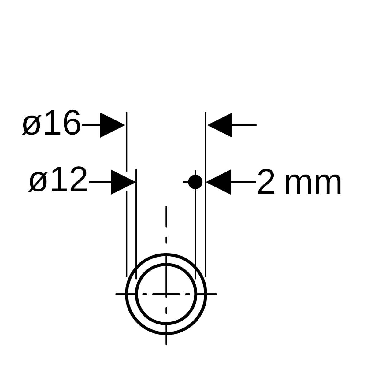 Geberit Systemrohr PB, Rollenware d16, L:50m