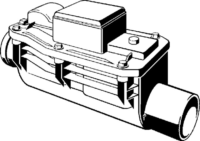 Viega Rückstausicherung 4987.1 in 100mm Kunststoff grau
