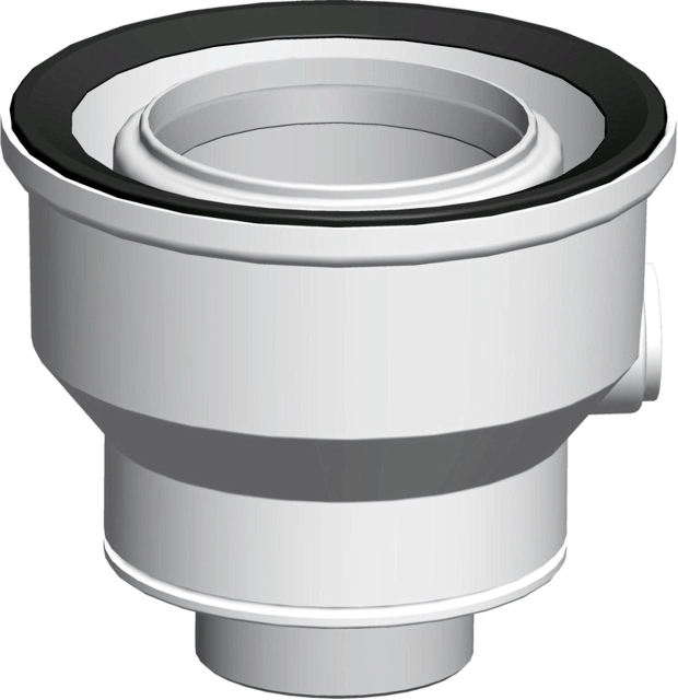 Wolf Erweiterung DN60/100 - DN80/125, aus PP Wolf Erweiterung DN60/100 - DN80/125, aus PP