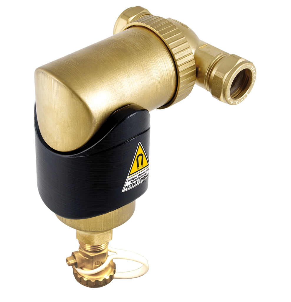 Spirotech Schlammabsch. SpiroTrap MB3 m. Magnet 22 mm,  horiz.+vertikal, 6 bar, 110 Gr