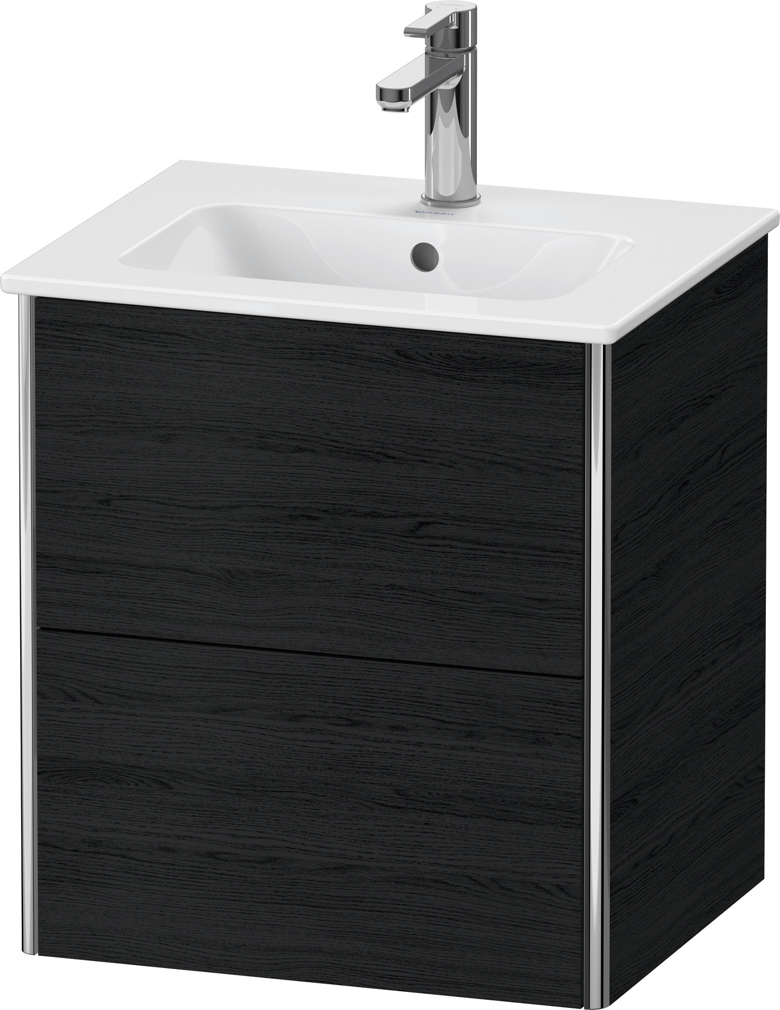 Duravit WTU XSquare wandhängend, 2 Schubk. 560x510x418mm, Eiche Schwarz
