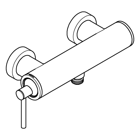 GROHE Einhand-Brausebatterie Atrio 24366 Wandmontage chrom