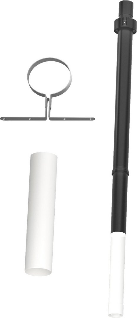 BOSCH Abgaszubehör FC-Set110-C33x Grundbausatz C33x, schwarz, d:110/160mm
