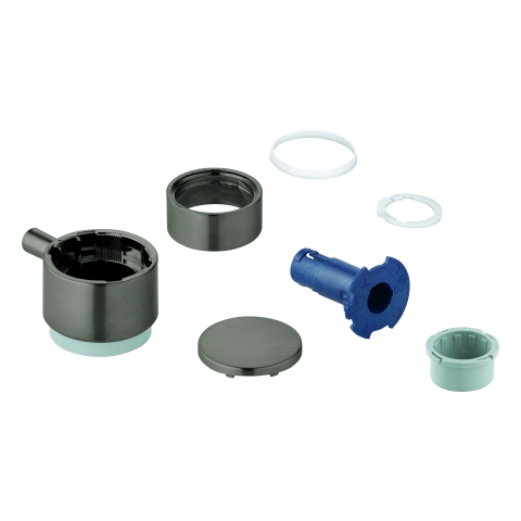 GROHE Absperrgriff 49090 für Aquadimmer hard graphite gebürstet