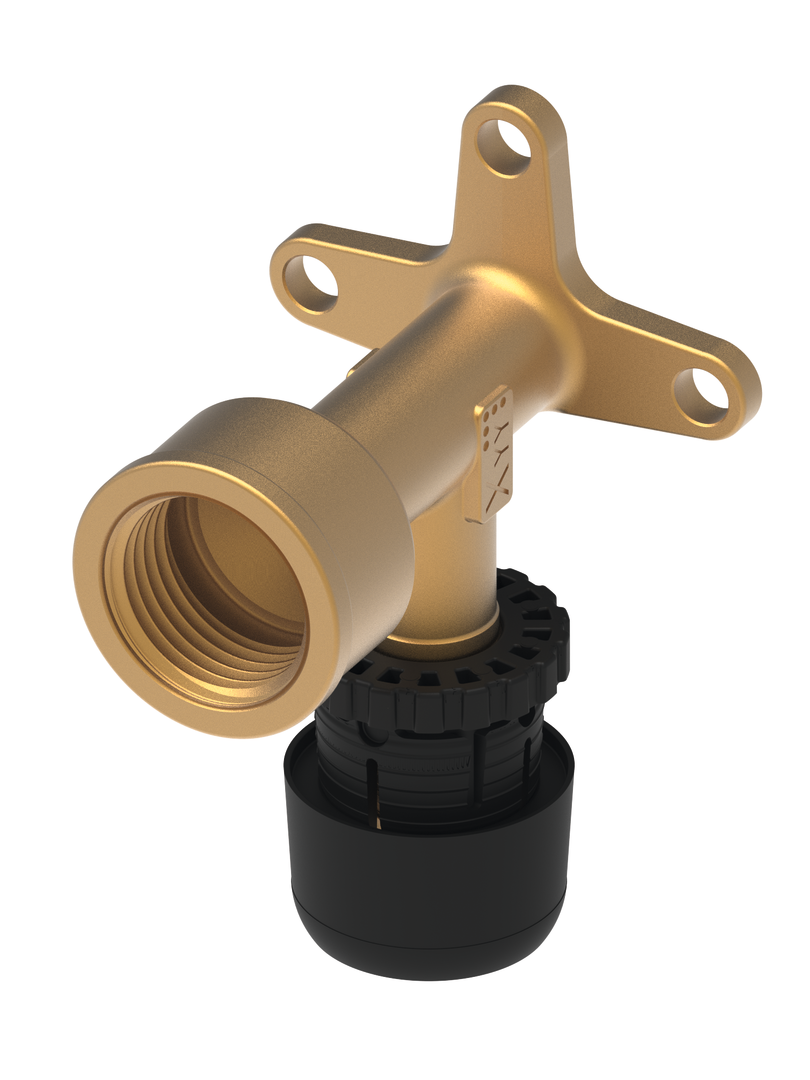 TECElogo-Ax Wandscheibe, 57 mm Länge, Dim. 16 x Rp 1/2", Siliziumbronze