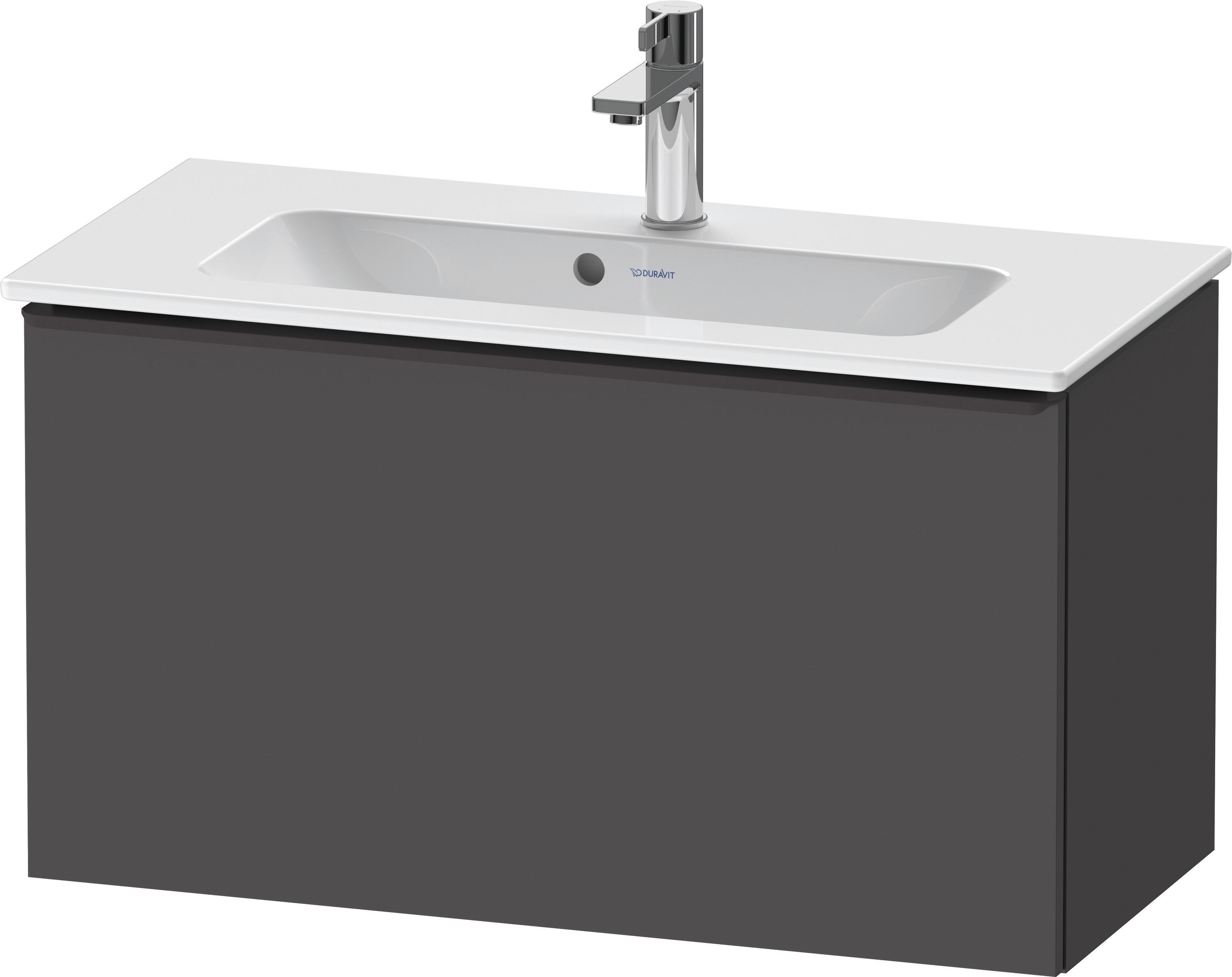 Duravit D-Neo WTU,Wdh,Ausz:1,Gr:Diamant Schw. 810x372x440mm,Graphit Matt, Dekor