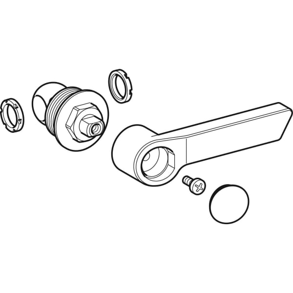 Geberit Set Oberteil mit Betätigungshebel DN15 für Geberit Mapress Kugelhahn Geberit Set Oberteil mit Betätigungshebel DN15 für Geberit Mapress Kugelhahn