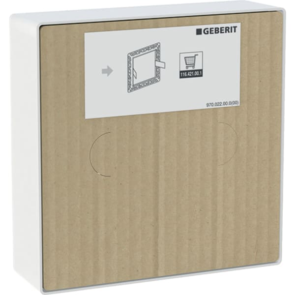 Geberit Bauschutz für Abdeckplatte flächenb. für WT-Armaturen mit UP-Funktionsbox