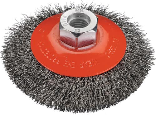 Kegelbürste D.100mm Drahtstärke 0,2mm VA 20mm 12500min-¹ OSBORN Kegelbürste D.100mm Drahtstärke 0,2mm VA 20mm 12500min-¹ OSBORN