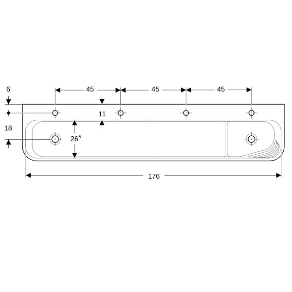 Geberit Bambini Spiel/Waschlandschaft B:180cm 4 Waschpl., tieferes B li, 4 Hl., grün