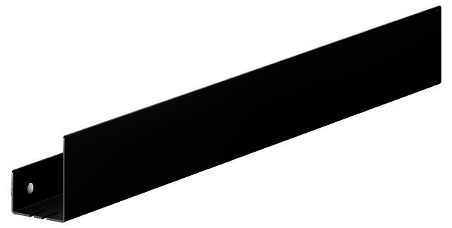 KEUCO Duschablage 24953 auf Maß, 810-1000 x 120 x 90 mm, schwarzgrau