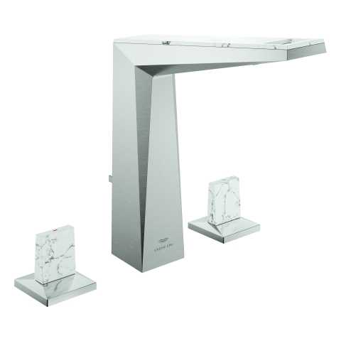 GROHE 3-L-WT-Batt. Allure Bril. PC 20668 Trapezbet. WA-Ceasarstone supersteel GROHE 3-L-WT-Batt. Allure Bril. PC 20668 Trapezbet. WA-Ceasarstone supersteel