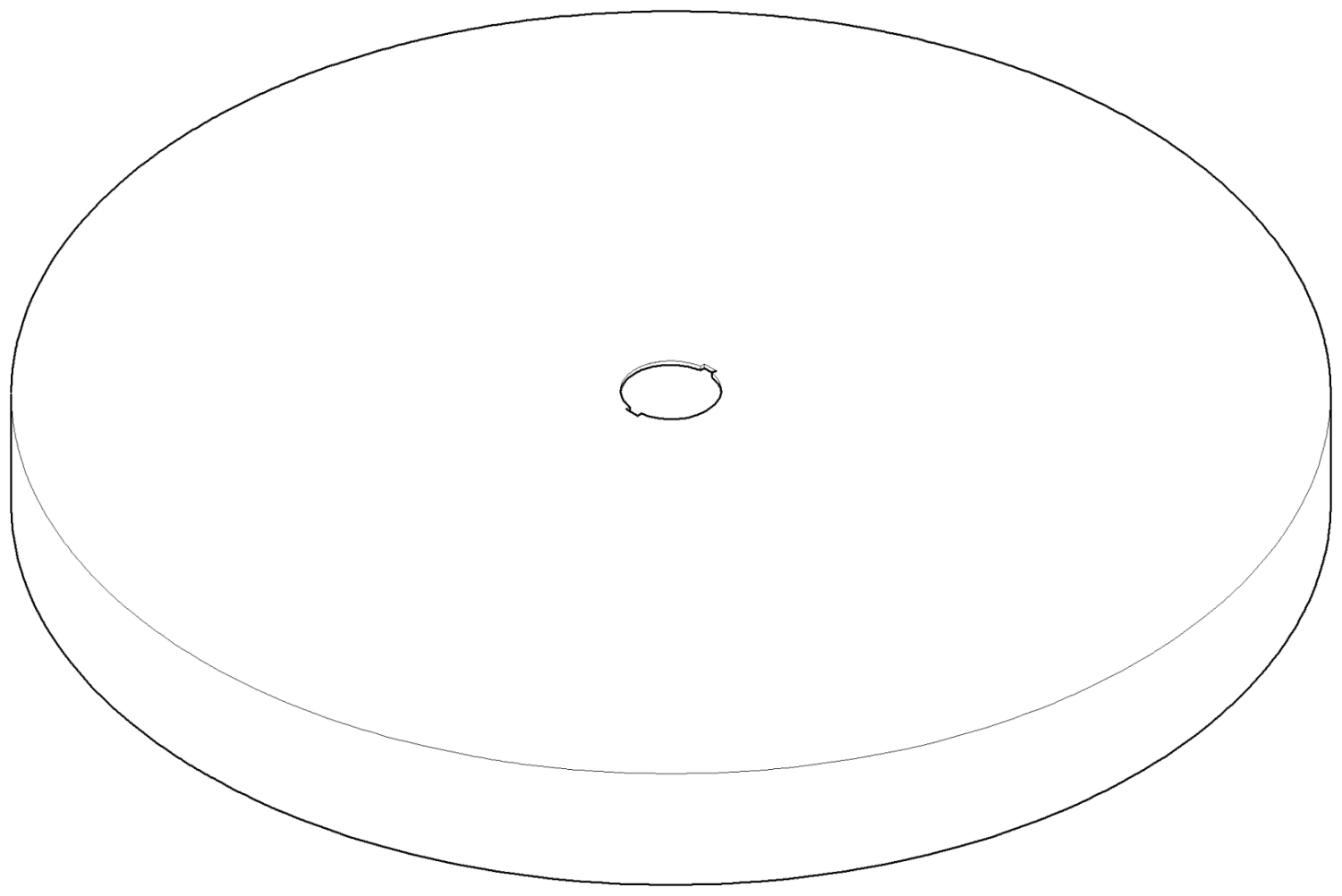 DO Abdeckung ERSATZTEILE 081102550 D 264 x 28 mm Platin gebürstet