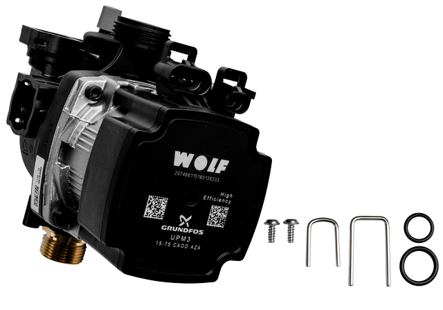 Wolf Heizkreispumpe Grundfos UPM3 15-75 für CAOD