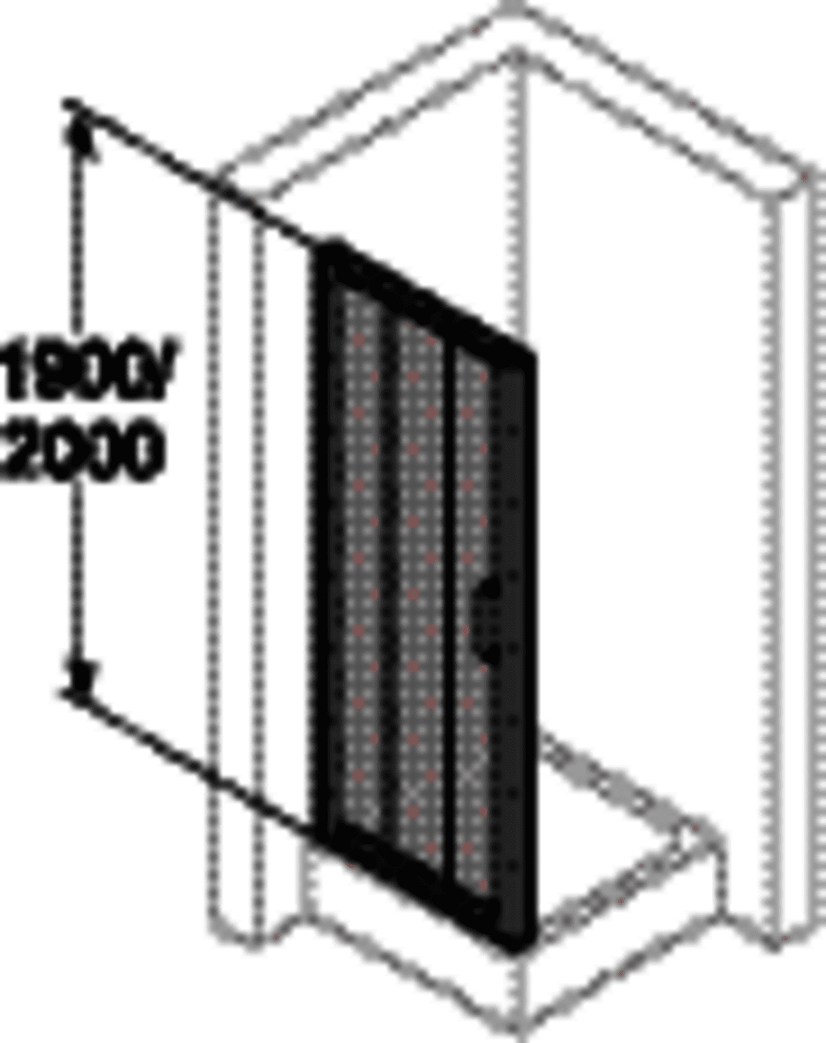 HP DA Classics 2 4-Eck GT 2mfS 100 H:1900 silber matt klar