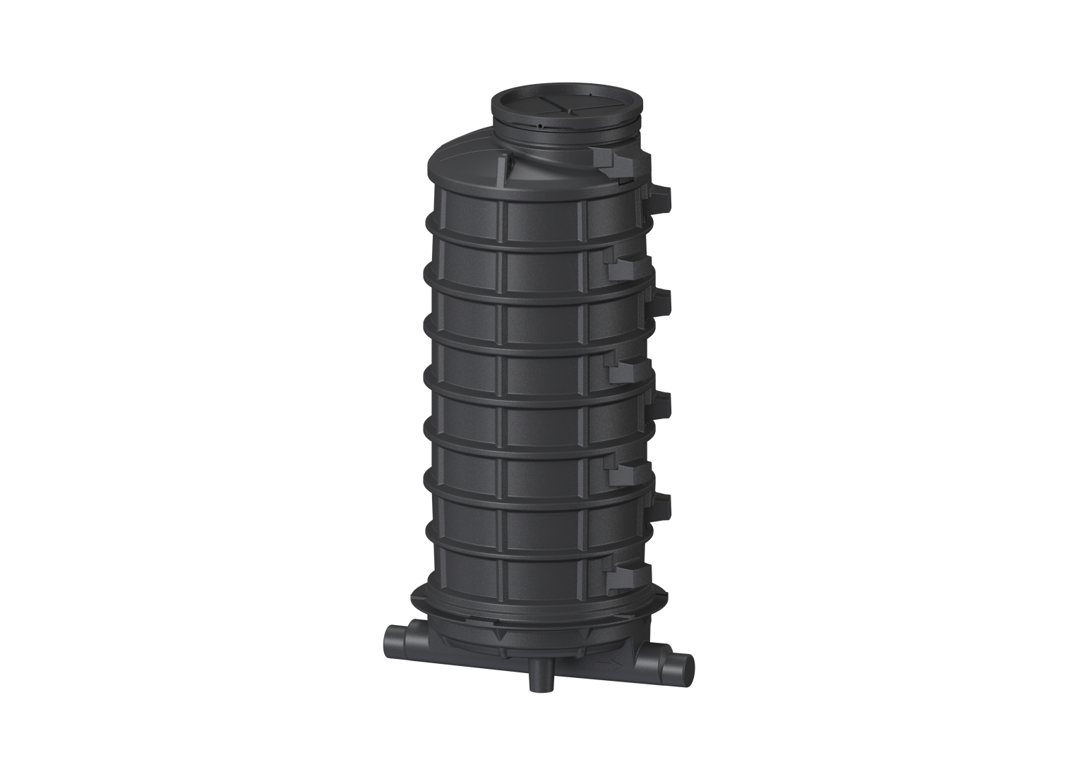 KESSEL-Standardschacht GT LW1000 H: 2745, DN150/200, 1 Zulauf, links