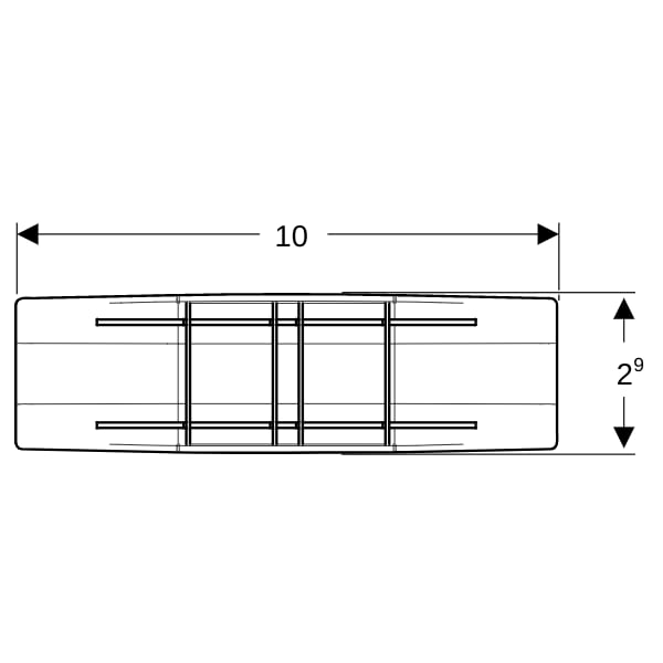 Geberit CleanLine50 Verbindungsstück