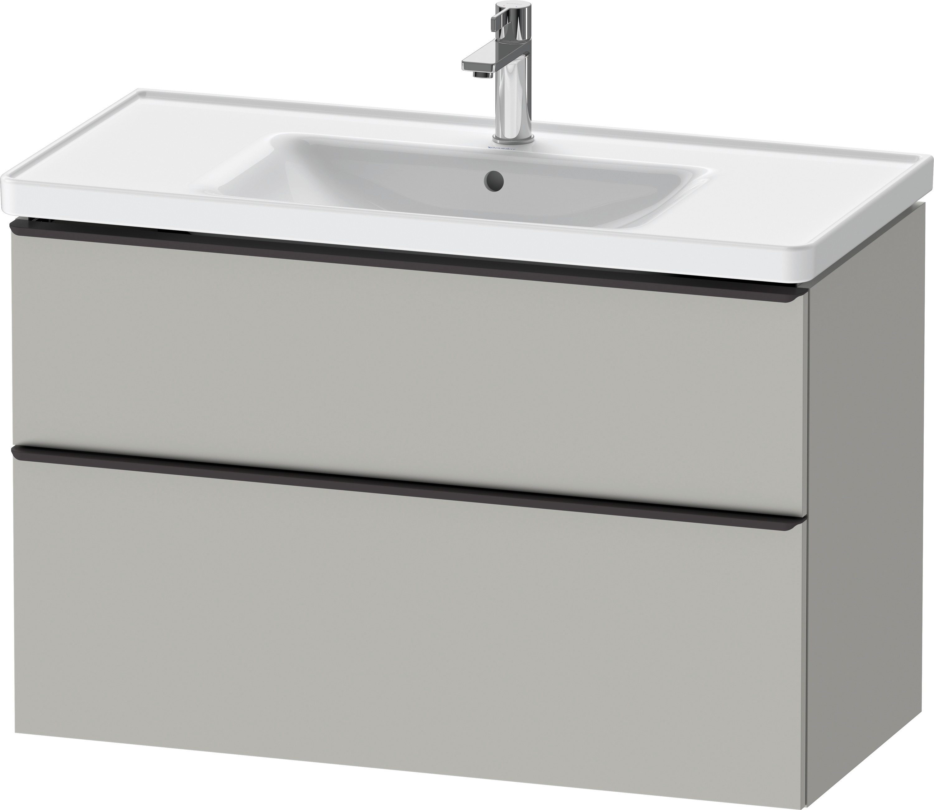 Duravit D-Neo WTU,Ausz:1,Schubk:1,GR:Dia.Schw 984x452x625mm,Wandh,Betongrau Matt,Dek.