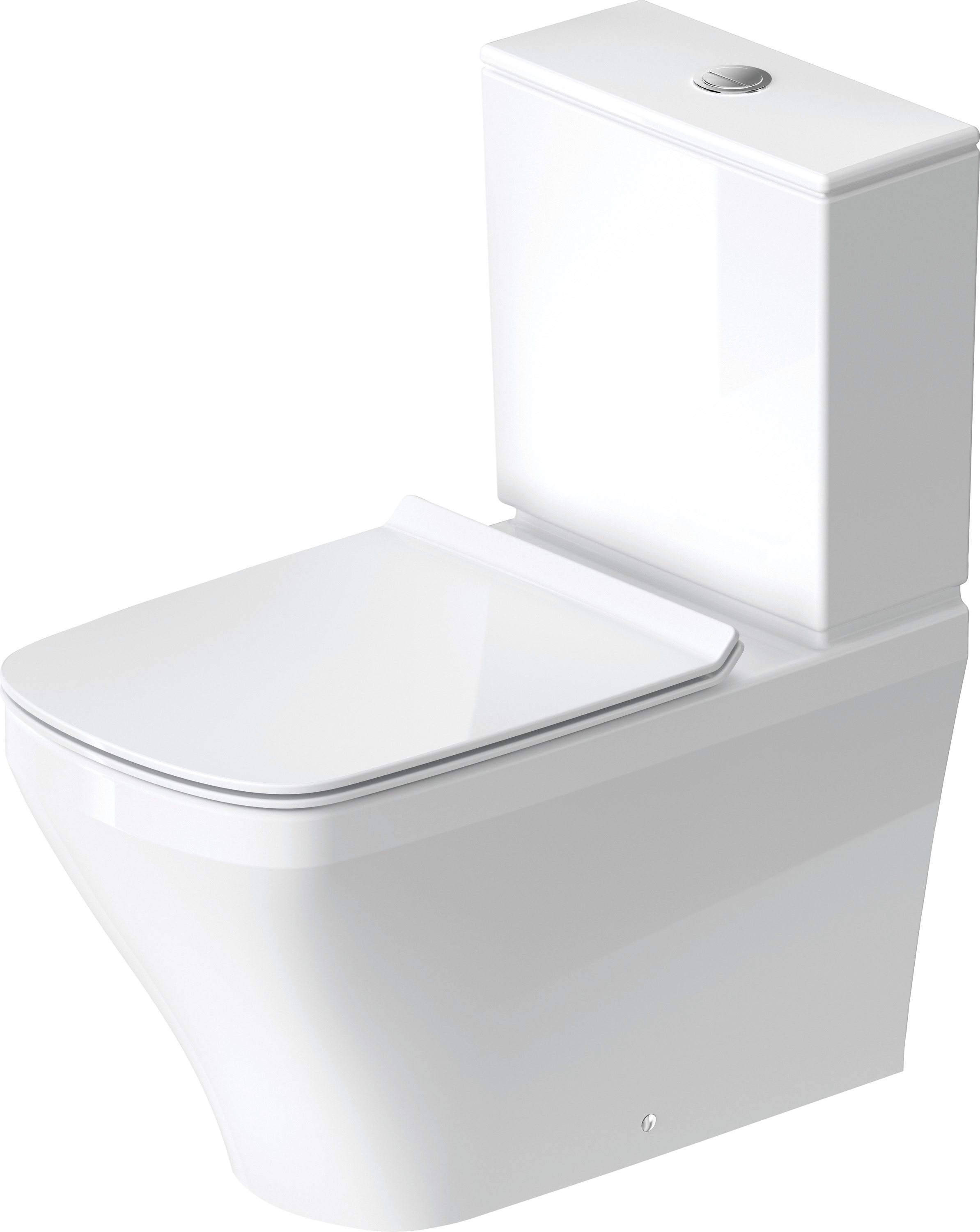 DU Stand-WC Kombi DuraStyle 700 mm Tiefspüler, f.SPK, Abg.Vario, weiß