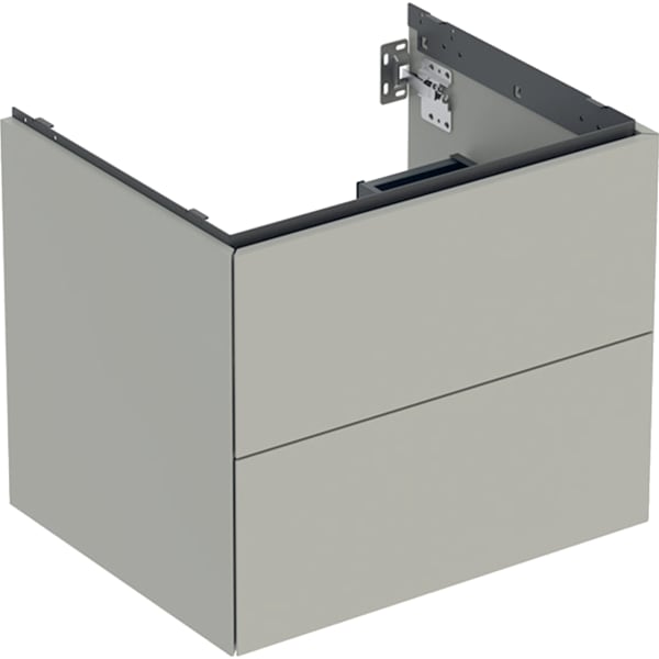 Geberit ONE Unterschrank für WT/-Platte 2 Schubl., 59,2x50,4x47cm, greige matt