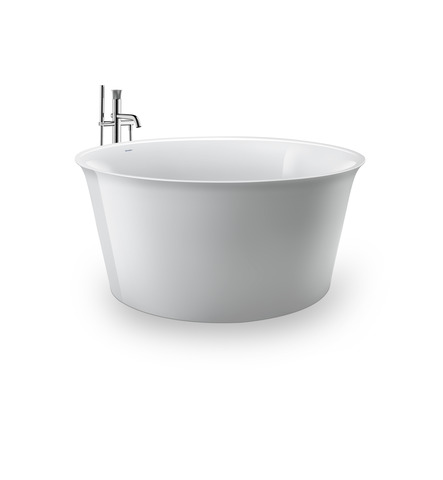Duravit White Tulip BW Rund 1400x1400,Freist. Acryl,Nahtl.VK, Rückenschr.umlauf.,Weiß