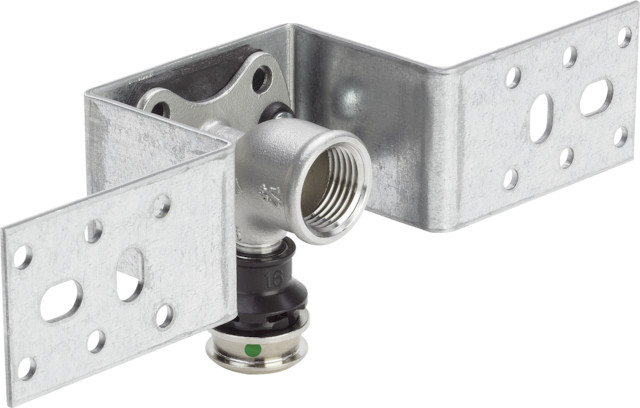 Viega Montageeinheit mit SC Raxinox 4423 in 16mm x Rp1/2 Stahl verzinkt