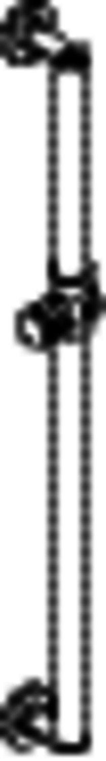 HEWI Brausehalterstange, d:32, L:900, pulverbeschichtet schw tiefmatt