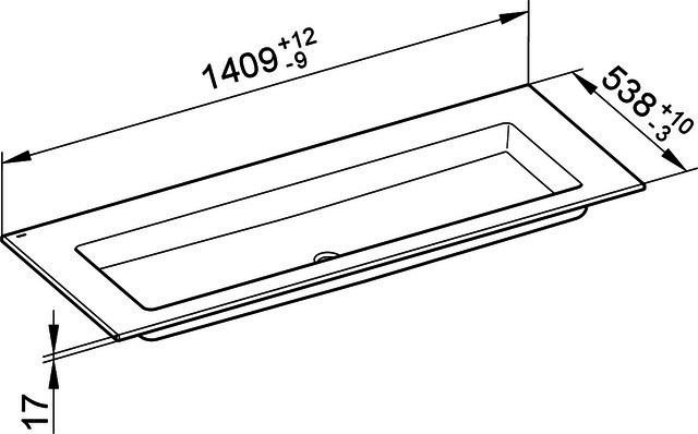 KEUCO Keramik-WT Royal 60 32160, ohne Hanlochborhung, weiß