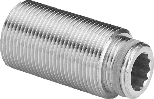 Viega Verlängerungsstück 2032.9 in Rp1/2 x G3/4 x 25mm Rotguss