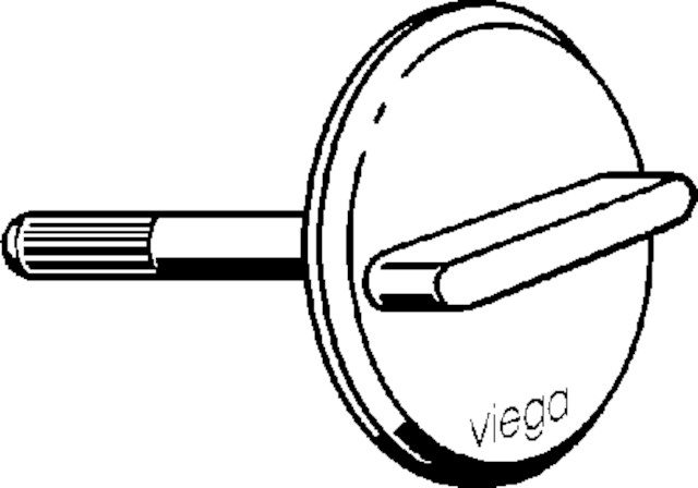 Viega Drehrosette VisignMT3/RT3 6161.109 in Kunststoff verchromt