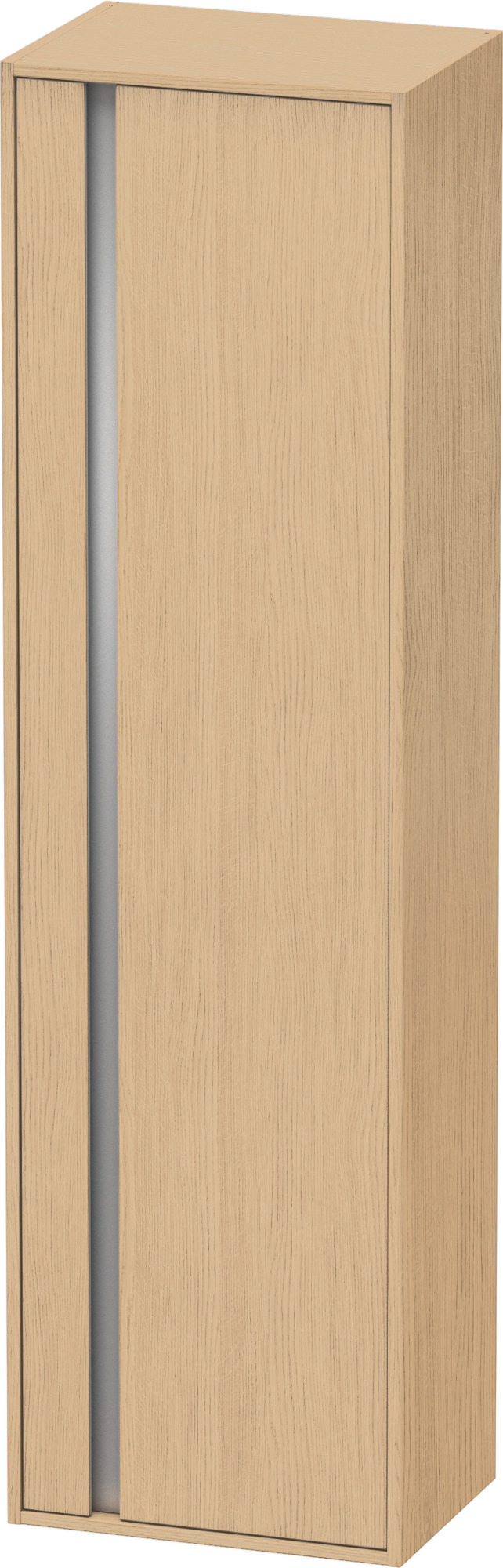 Duravit Hochschrank Ketho 360x500x1800mm 1 Tür, TA rechts, Eiche Natur