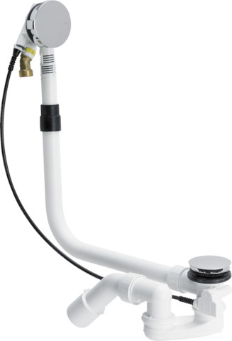 Viega Ab-und Überlauf Multiplex Trio 6161.60 in 725mmxDN40/50 verchromt